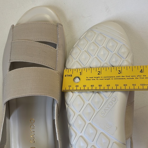 Saydo Women’s Lightweight Comfy Sandals Off White Size 38 (US 7.5 -8) - Picture 12 of 12